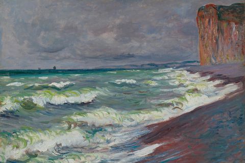 Mer agitée à Pourville (1882)