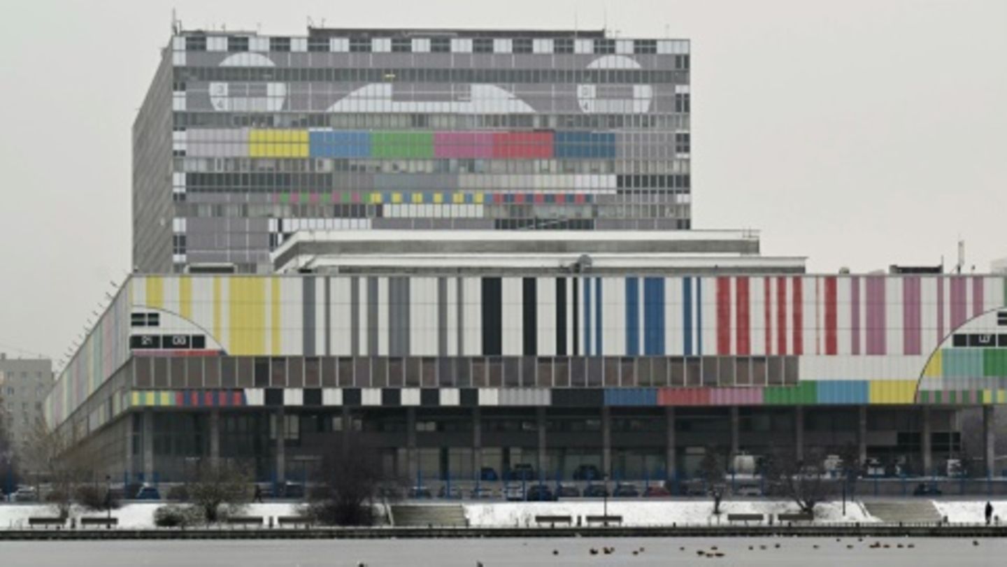 Sitz des Senders Erster Kanal in Moskau