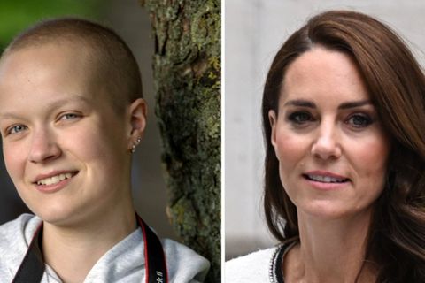 Prinzessin Kate traf die krebskranke Fotografin Liz Hatton (l.) noch im Oktober