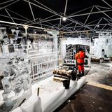 Eiswelt Oberhausen: Kunstwerke in der Thermohalle