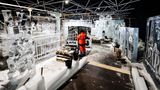 Eiswelt Oberhausen: Kunstwerke in der Thermohalle