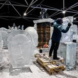 Eiswelt Oberhausen: Skulpturen