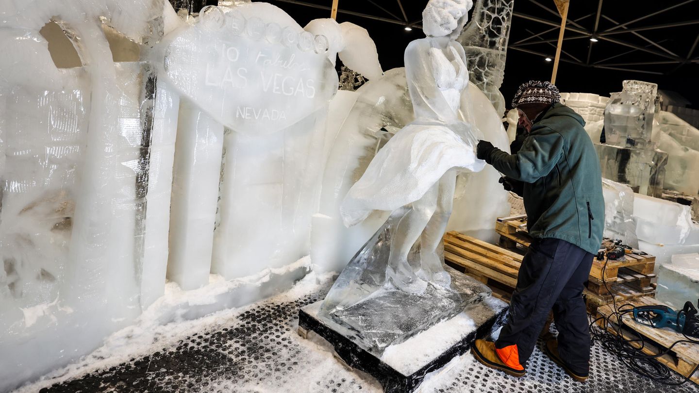 Eiswelt Oberhausen: Marilyn Monroe aus Eis