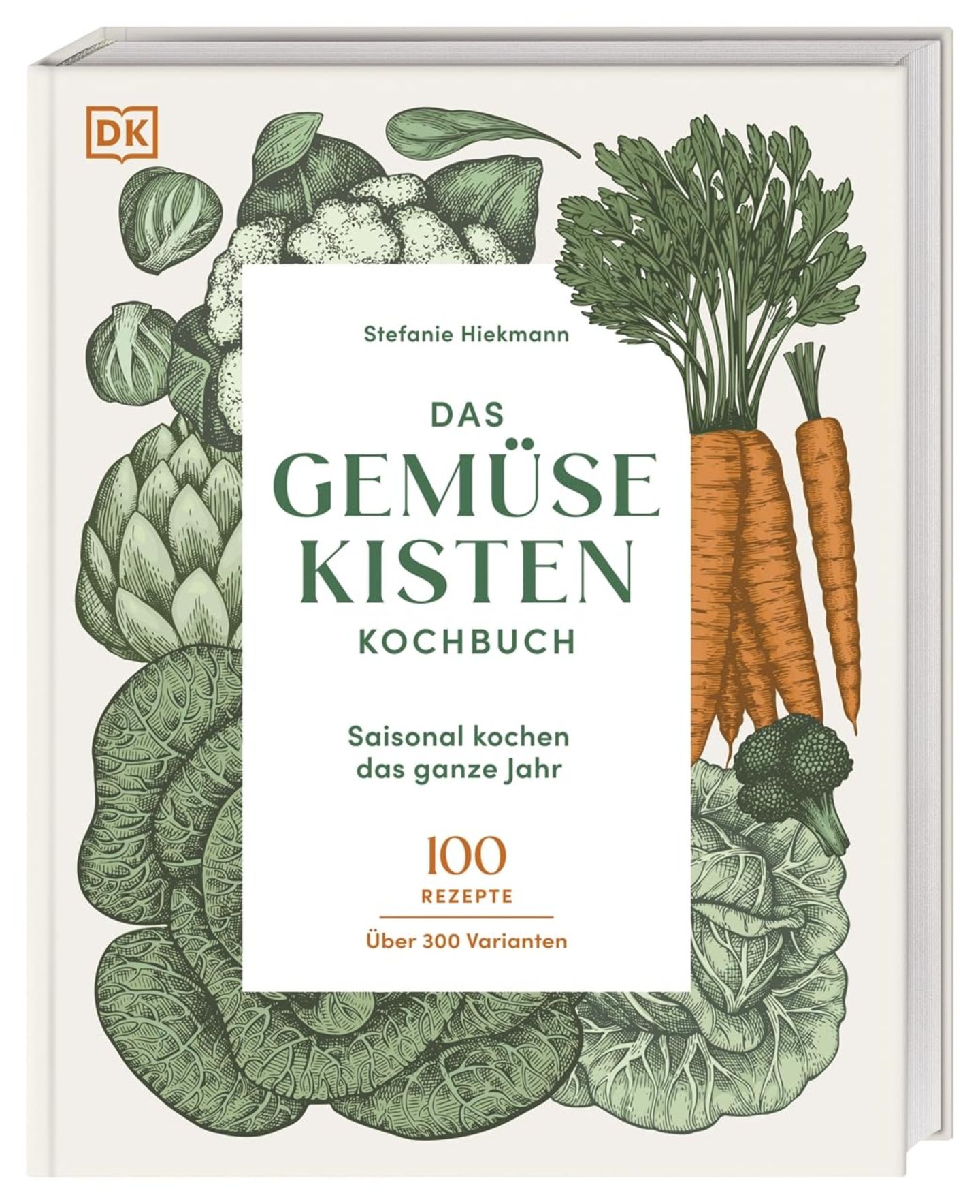 SAISONALE KÜCHE: "Das Gemüsekisten-Kochbuch" von Stefanie Hiekmann (DK Verlag Dorling Kindersley), erhältlich bei Anbietern wie Amazon und Thalia