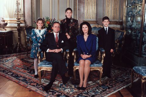 Schweden: Die Königsfamilie an Weihnachten 1991