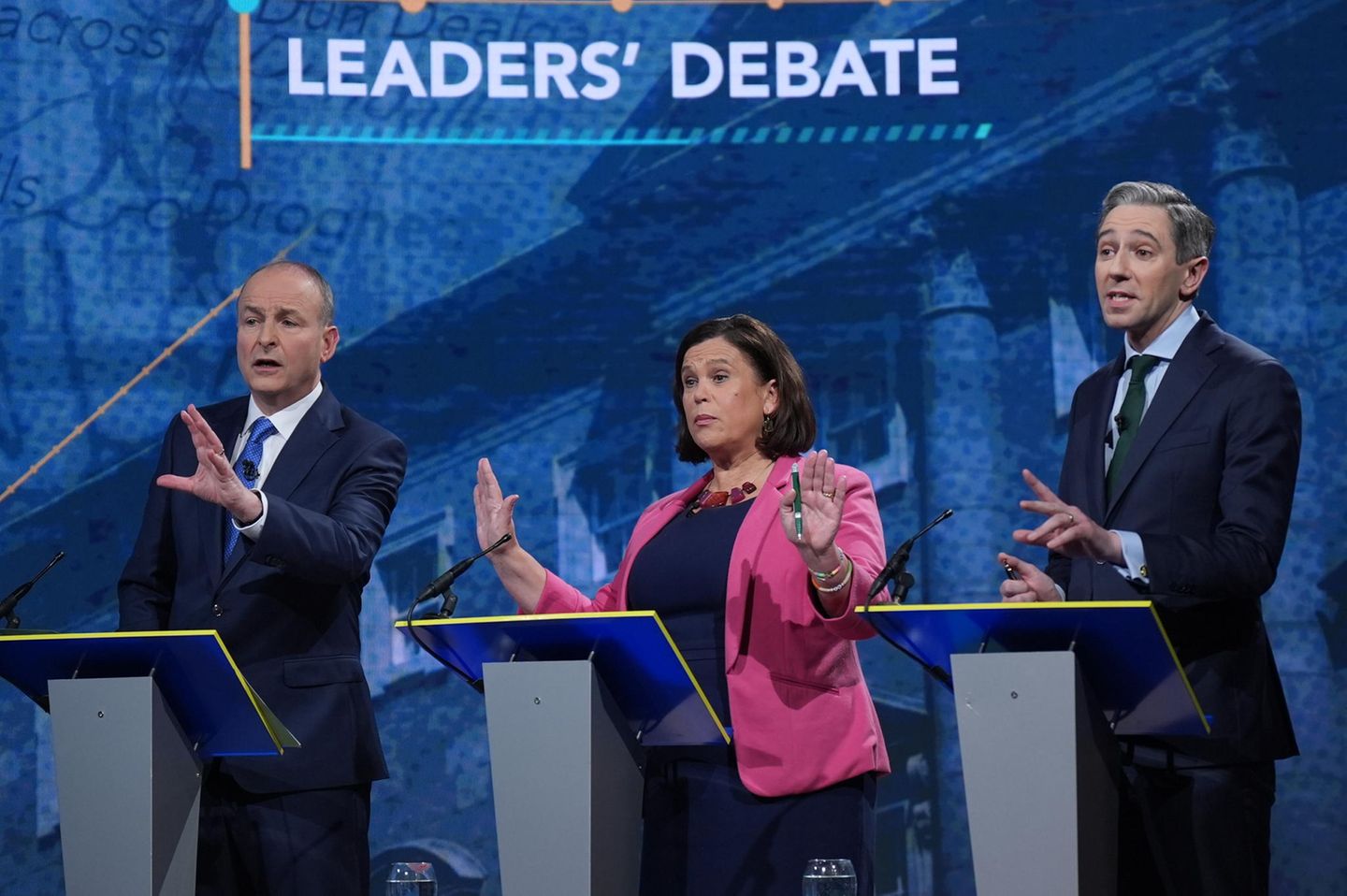 Irland Wahlkampf Martin McDonald Harris Irland