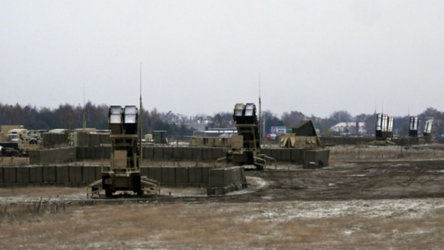 Patriot-Systeme am Flughafen Rzeszow-Jasionka in Polen