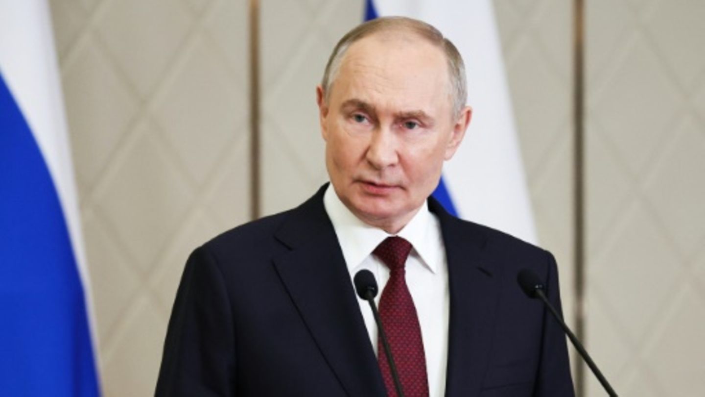 Putin bei seinem Besuch in Astana