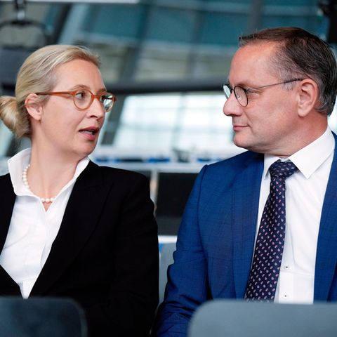 AfD-Chefs Weidel und Chrupalla: Brisante Forderungen im Wahlprogramm