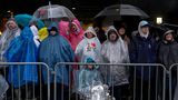 Ohne gute Regenkleidung ging in New York gar nichts