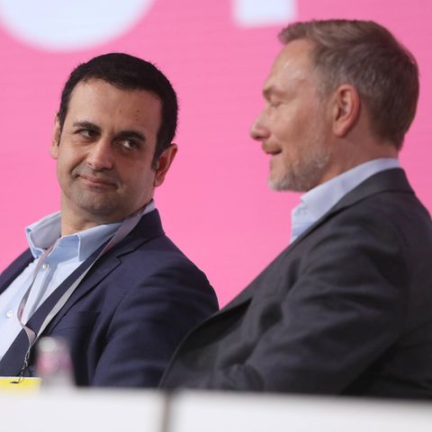 FDP-Generalsekretär Bijan Djir-Sarai und Vorsitzender Christian Lindner