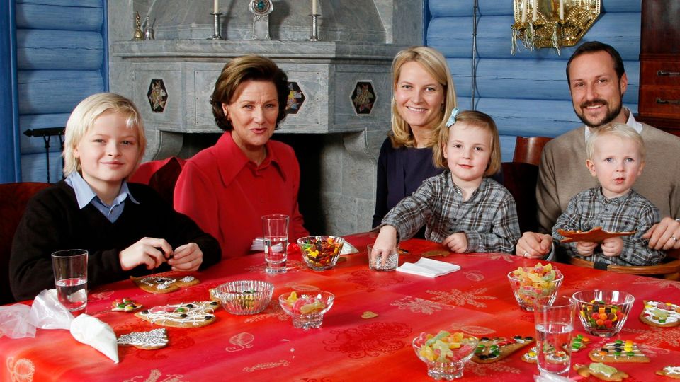 Die norwegische Königsfamilie posierte für Weihnachtsfotos