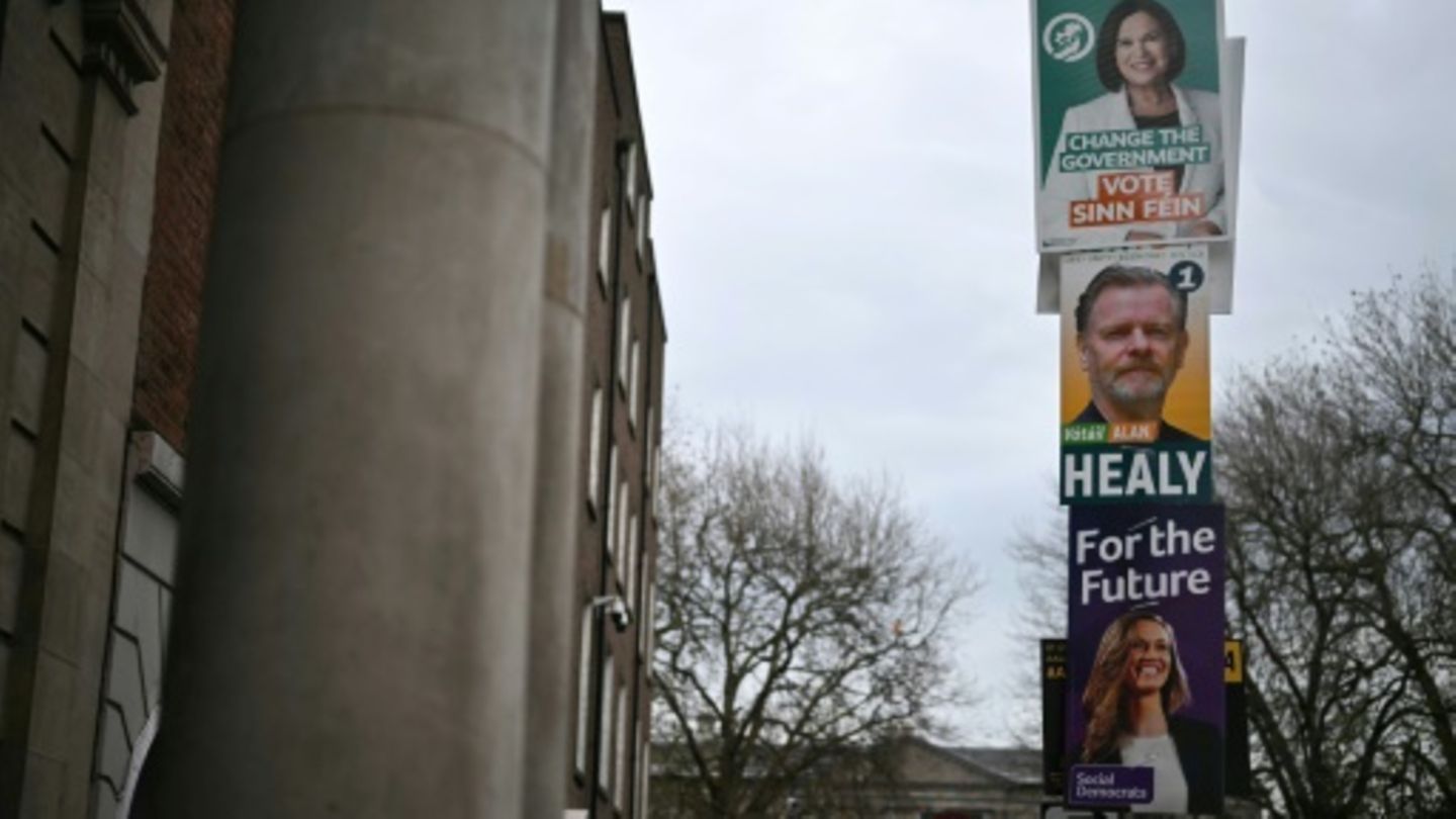 Wahlplakate in Dublin
