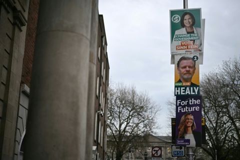 Wahlplakate in Dublin