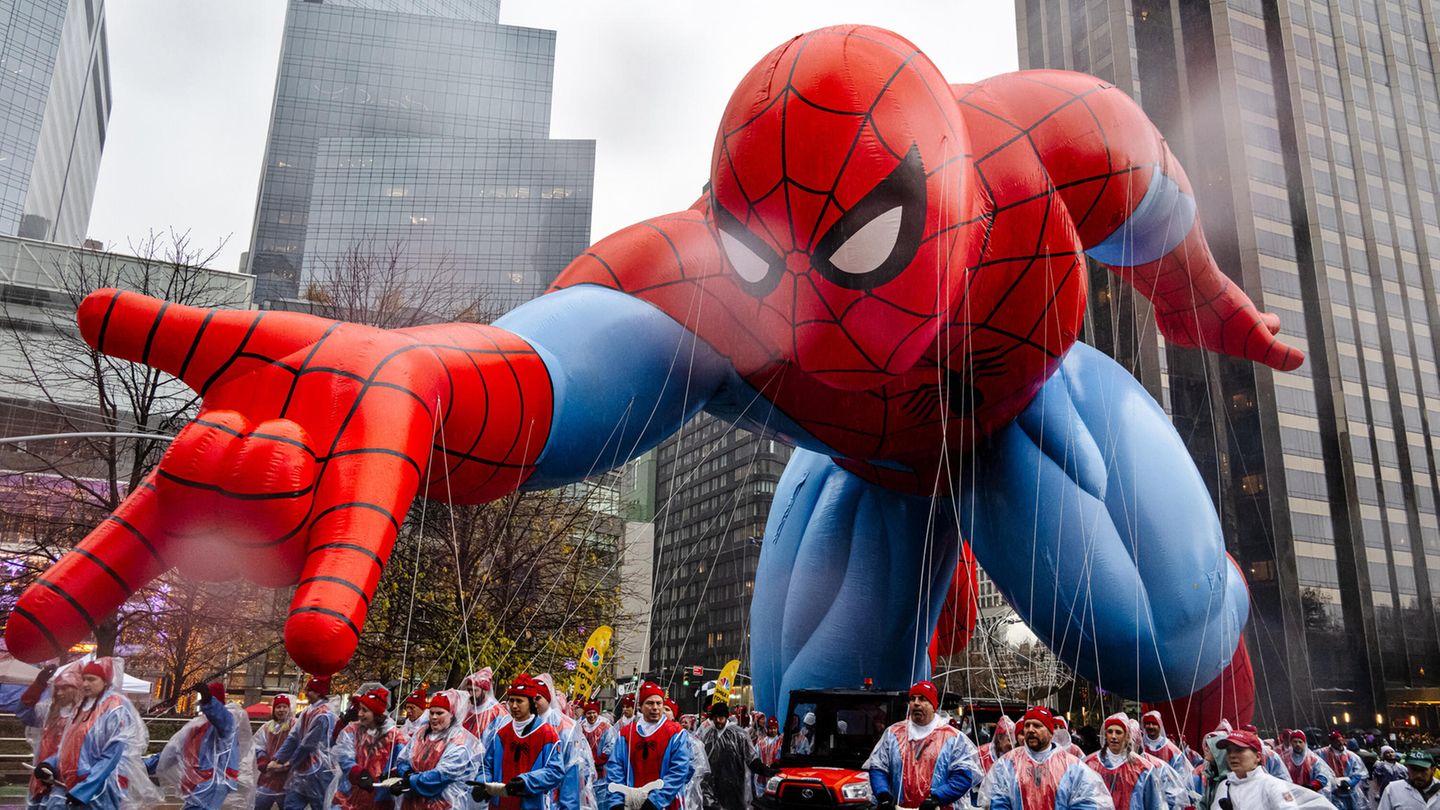 Superhelden wie Spiderman durften nicht fehlen