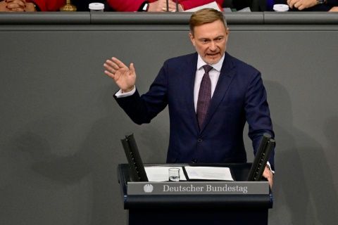 Lindner im Bundestag, 13.11.
