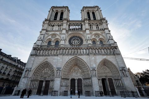 Die Pariser Kathedrale Notre-Dame