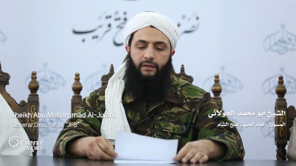 Rebel leader Abu Mohammad al-Julani