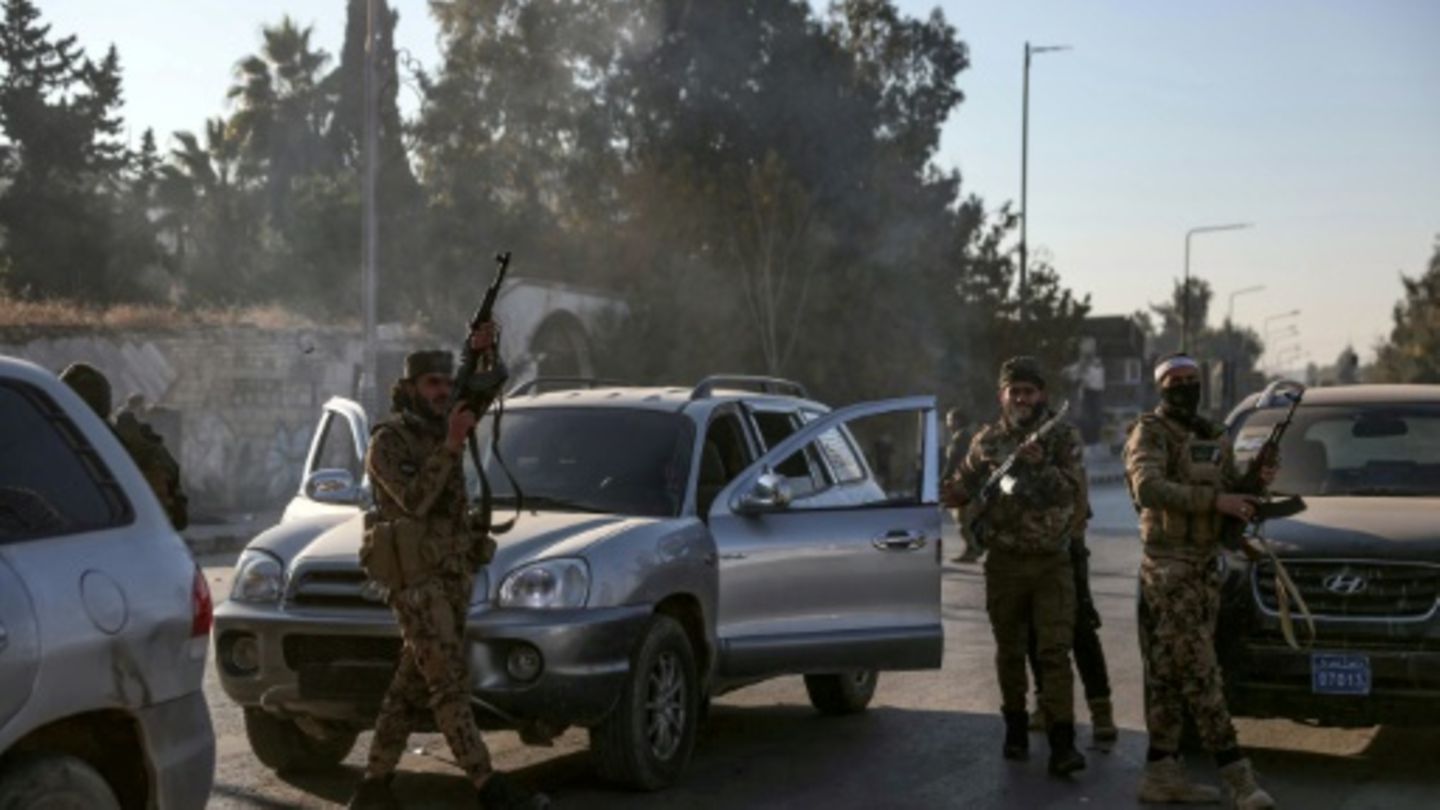 Regierungsfeindliche Kämpfer in Aleppo