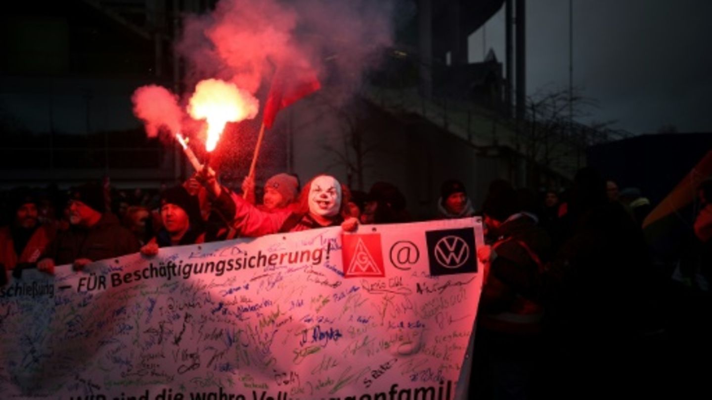 IG-Metall-Protest in Wolfsburg