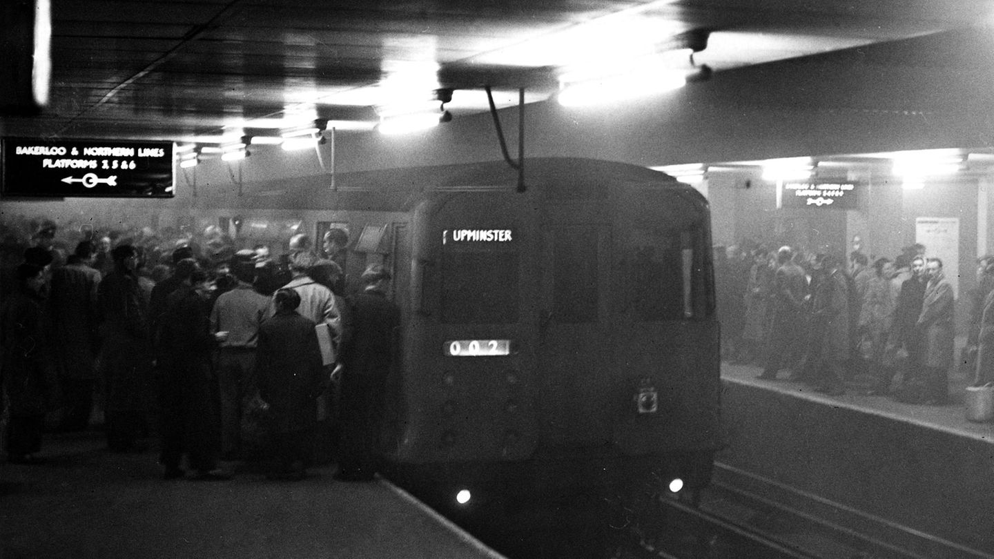 Das Londoner U-Bahn-System war das einzig noch verlässliche Verkehrsmittel