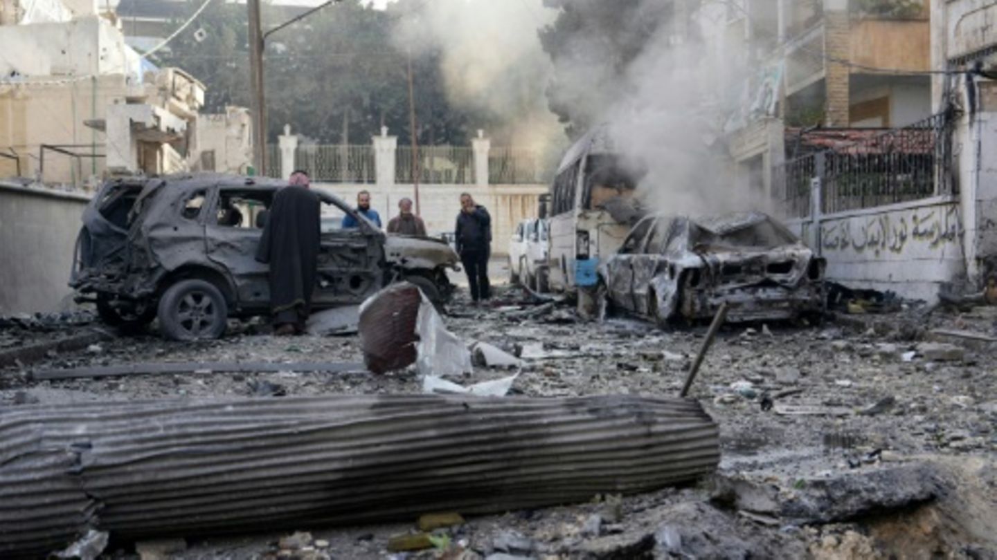 Idlib nach russischen Luftangriffen