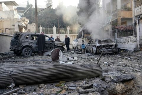 Idlib nach russischen Luftangriffen