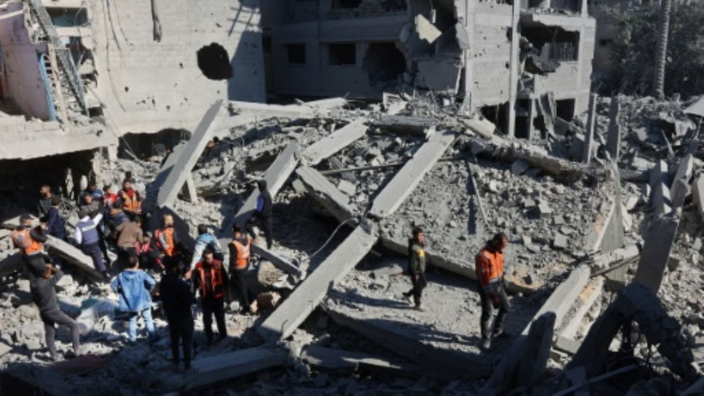 Trümmer in der Stadt Gaza