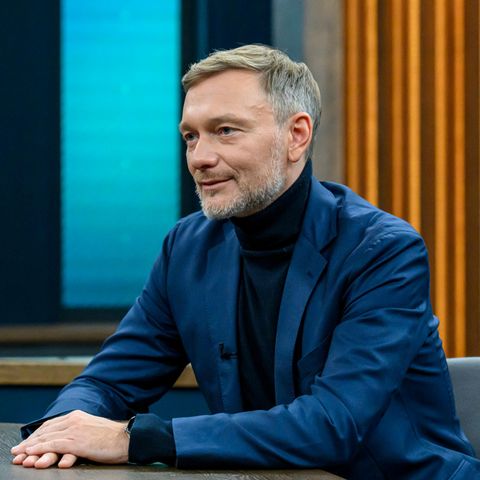 Christian Lindner in der ARD-Sendung "Caren Miosga"