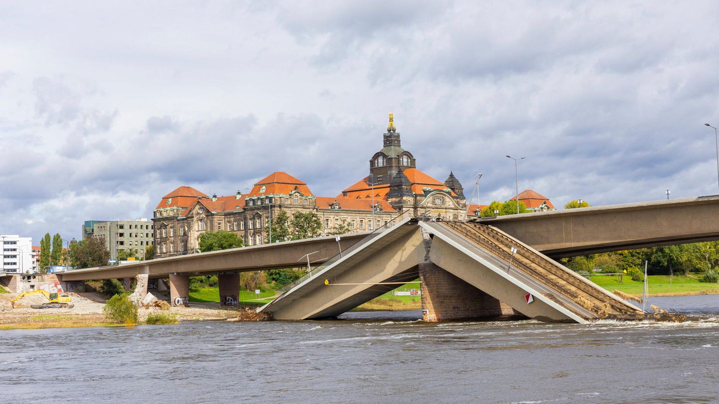Die eingestürzte Carolabrücke in Dresden ist ein Symbol für die marode Infrastruktur. Als eine Ursache gilt die Schuldenbremse