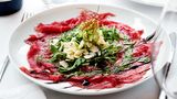 Ein Teller Carpaccio