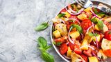 Panzanell auf dem Teller