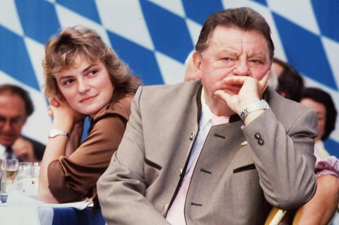 Monika Hohlmeier mit Franz Josef Strauß