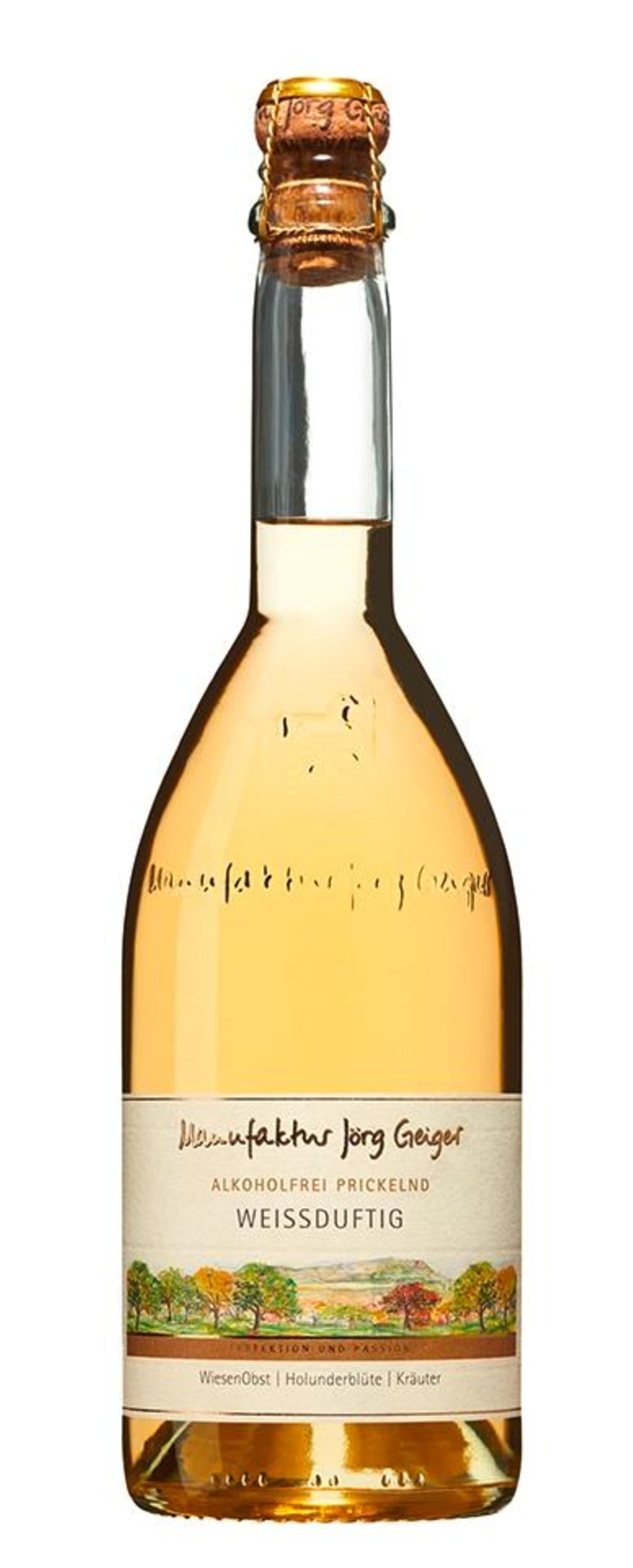 Flasche Jörg Geiger "Weißduftig"