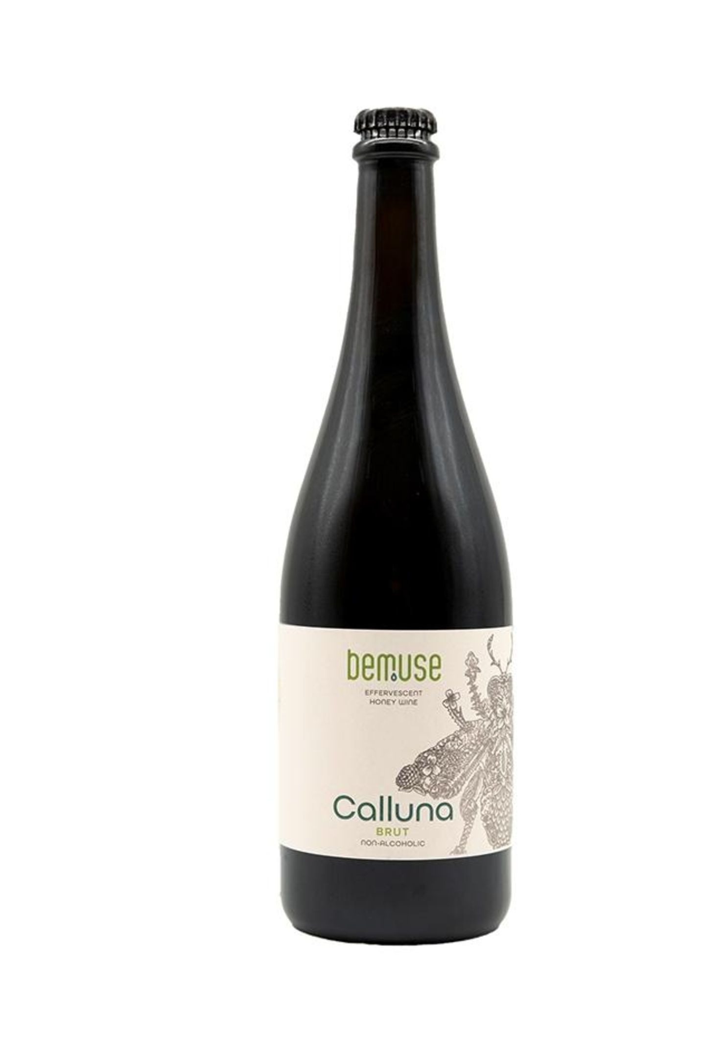 Der Heidekraut-Honig-Schaumwein Flasche "Calluna Brut"
