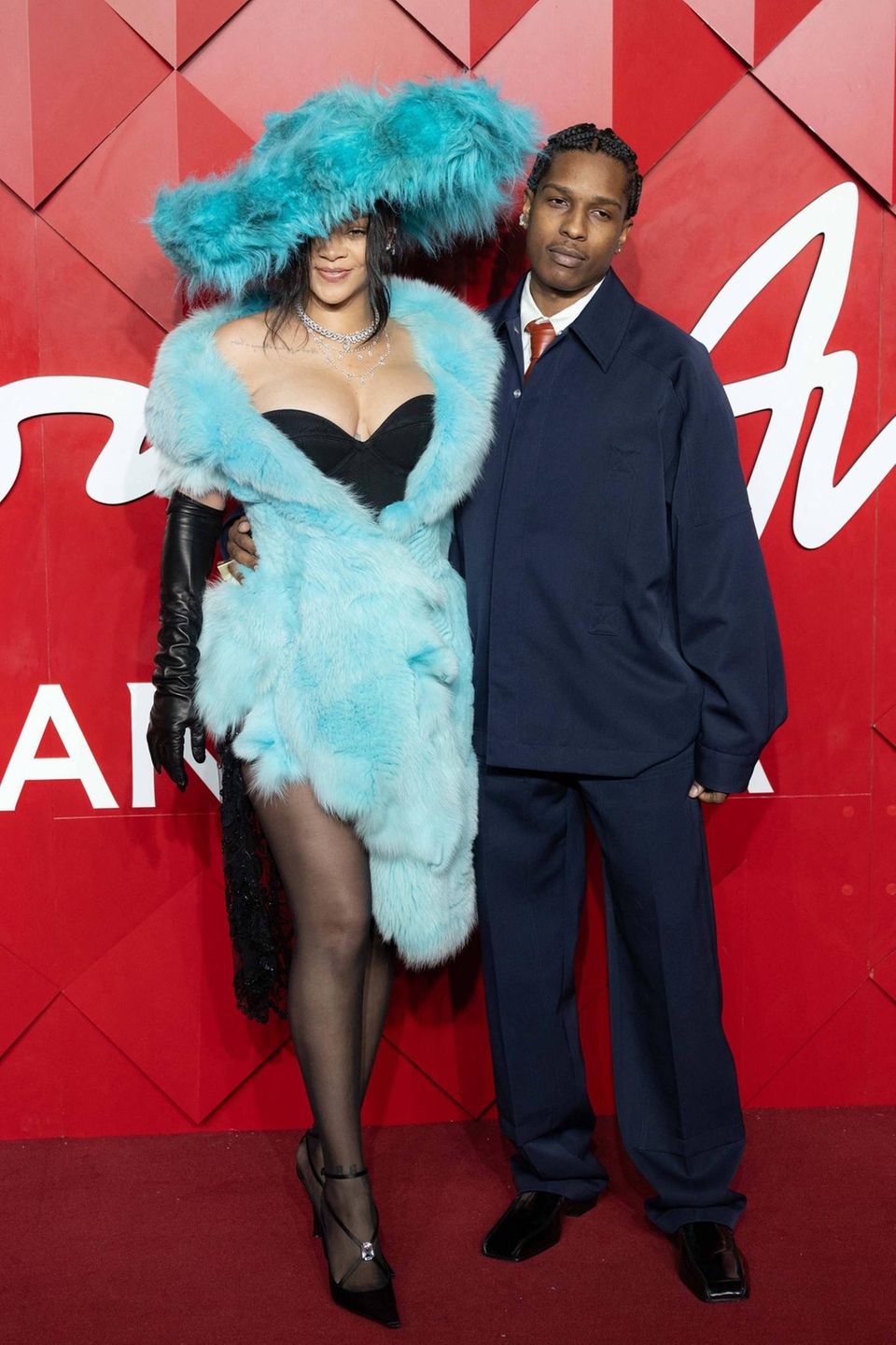 Rihanna und A$AP Rocky bei den Londoner Fashion Awards