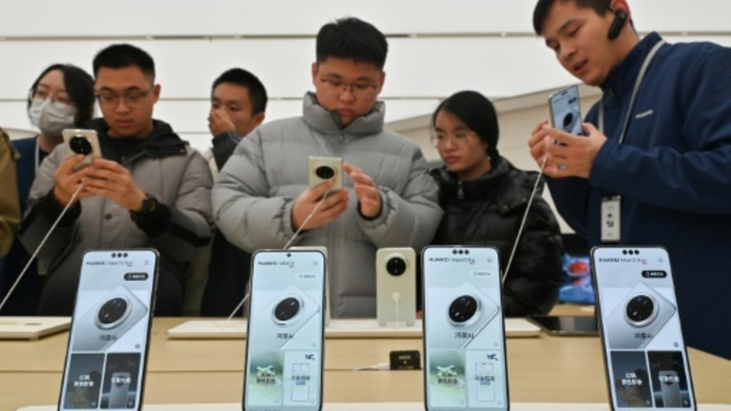 Chinesische Handy-Nutzer