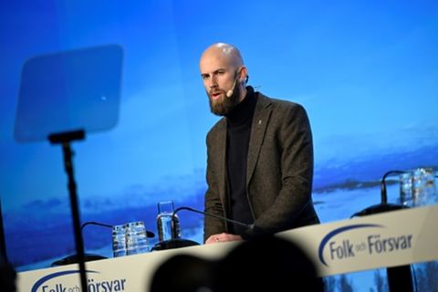 Schwedens Zivilschutzminister Carl-Oskar Bohlin