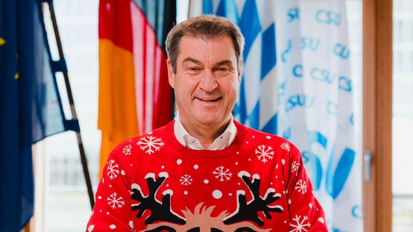 Markus Söder against Habeck and Lindner: Sweater election campaign