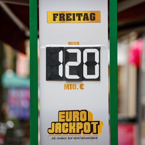 Die 120 Millionen Euro verbleiben vorerst im Lotto-Jackpot