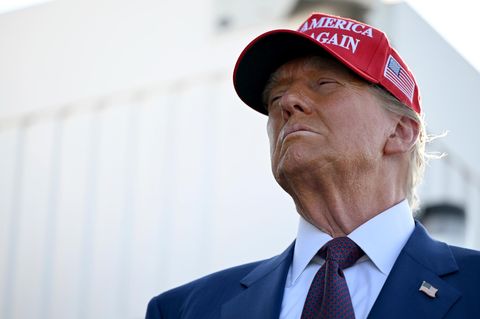 Donald Trump bestreitet, Sex mit der Pornodarstellerin Stormy Daniels gehabt zu haben