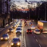 Innerstädtischer Verkehr in Stuttgart