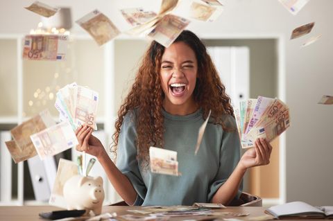 Lotto-Gewinnerin Geld