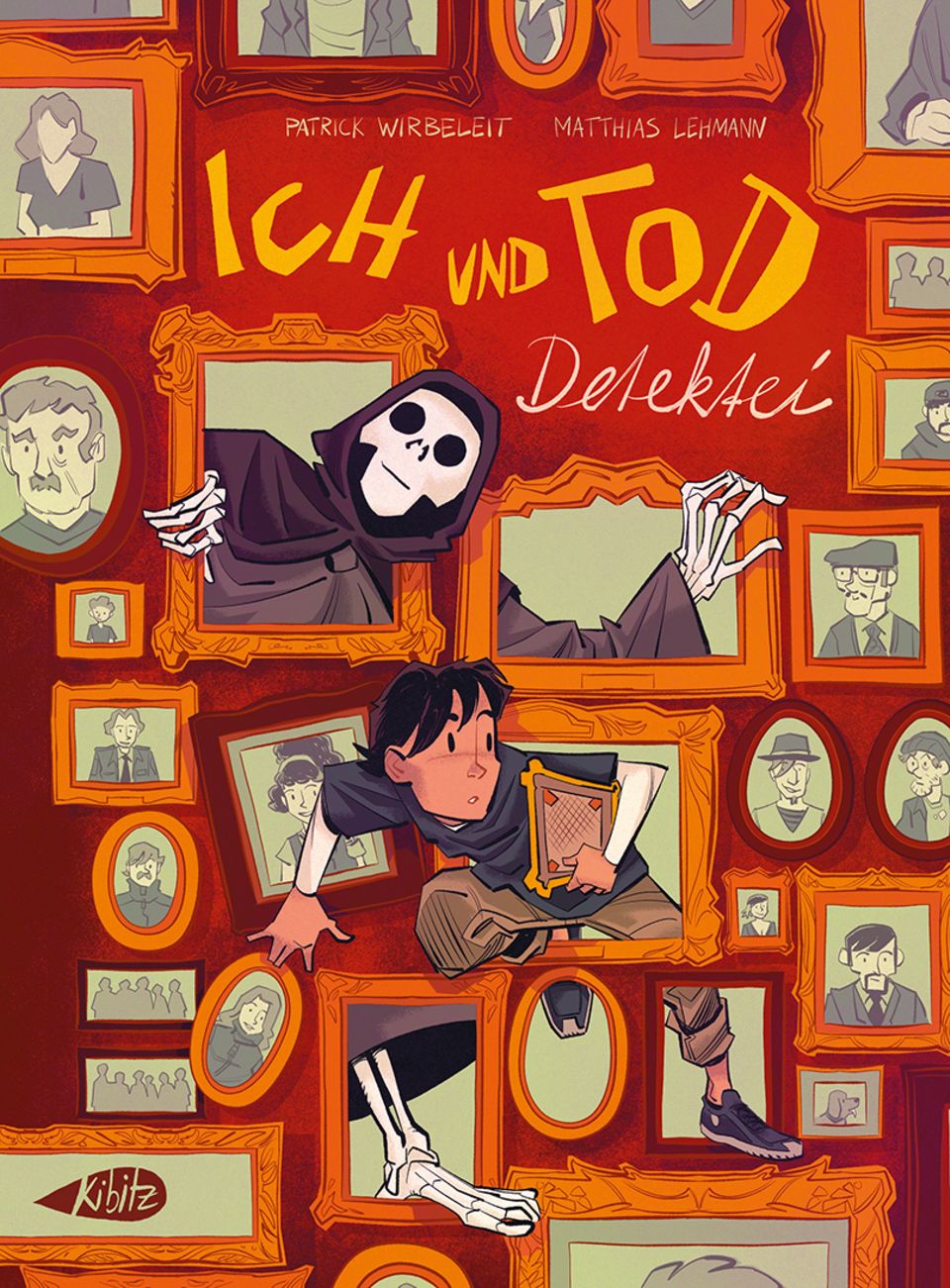 Für alle Altersklassen: "Ich und Tod Detektei" von Patrick Wirbeleit und Matthias Lehmann, ab 12 Jahren, Kibitz Verlag, gebunden, 144 Seiten, 20 Euro. "Ich und Tod Detektei" von Patrick Wirbeleit und Matthias Lehmann, ab 12 Jahren, Kibitz Verlag, gebunden, 144 Seiten, 20 Euro.