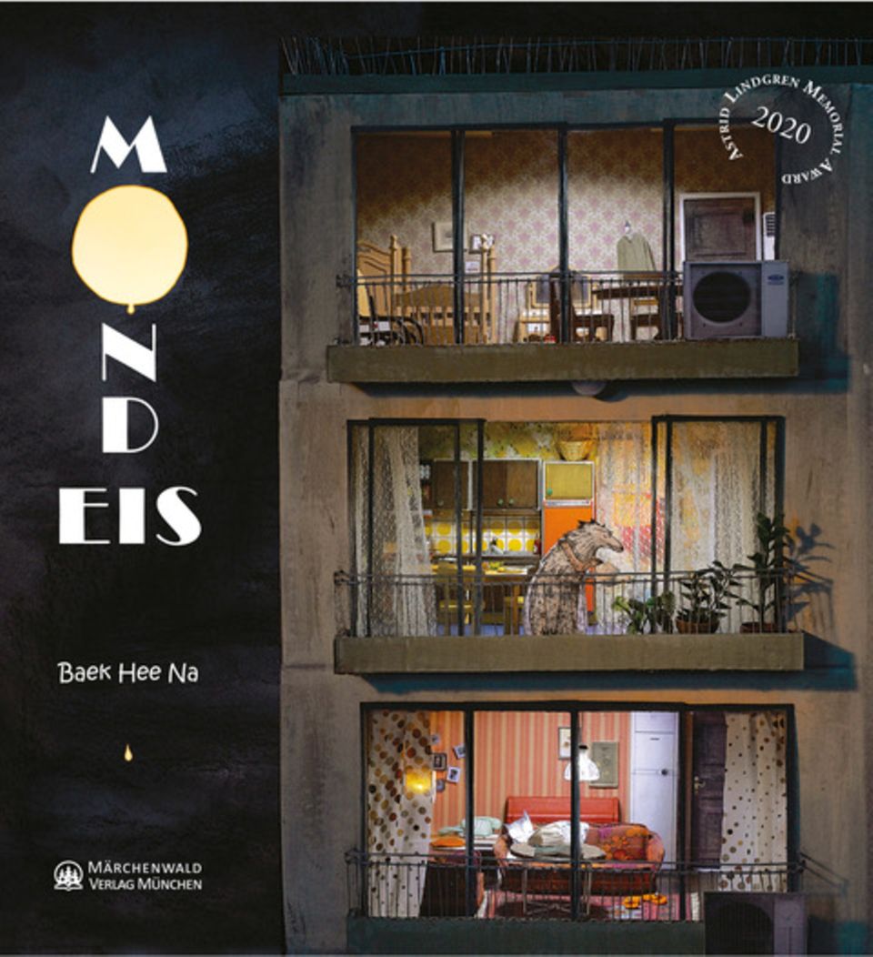 Für alle Altersklassen: "Mondeis" von Baek Hee Na (Autorin und Illustratorin), ab 4 Jahren, Märchenwald Verlag München, gebunden, 33 Seiten, 13,99 Euro. Nominiert für den Deutschen Jugendliteraturpreis 2024, Kategorie Bilderbuch "Mondeis" von Baek Hee Na (Autorin und Illustratorin), ab 4 Jahren, Märchenwald Verlag München, gebunden, 33 Seiten, 13,99 Euro. Nominiert für den Deutschen Jugendliteraturpreis 2024, Kategorie Bilderbuch