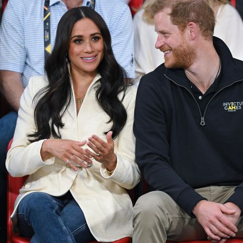 Prinz Harry und Meghan nehmen an der Sitzvolleyball-Veranstaltung während der Invictus Games teil