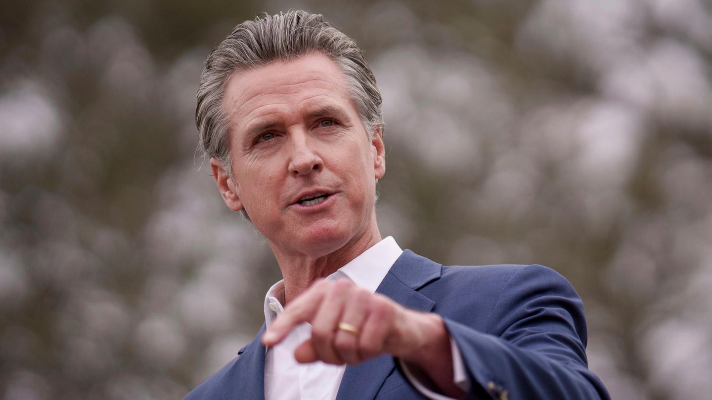 Widerstandsstrategie: Alter, neuer Widersacher von Donald Trump: Kaliforniens Gouverneur Gavin Newsom Alter, neuer Widersacher von Donald Trump: Kaliforniens Gouverneur Gavin Newsom