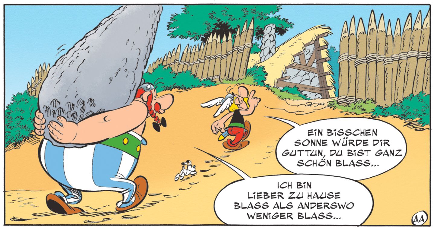 Neues Asterix-Abenteuer: ein Platz an der Sonne