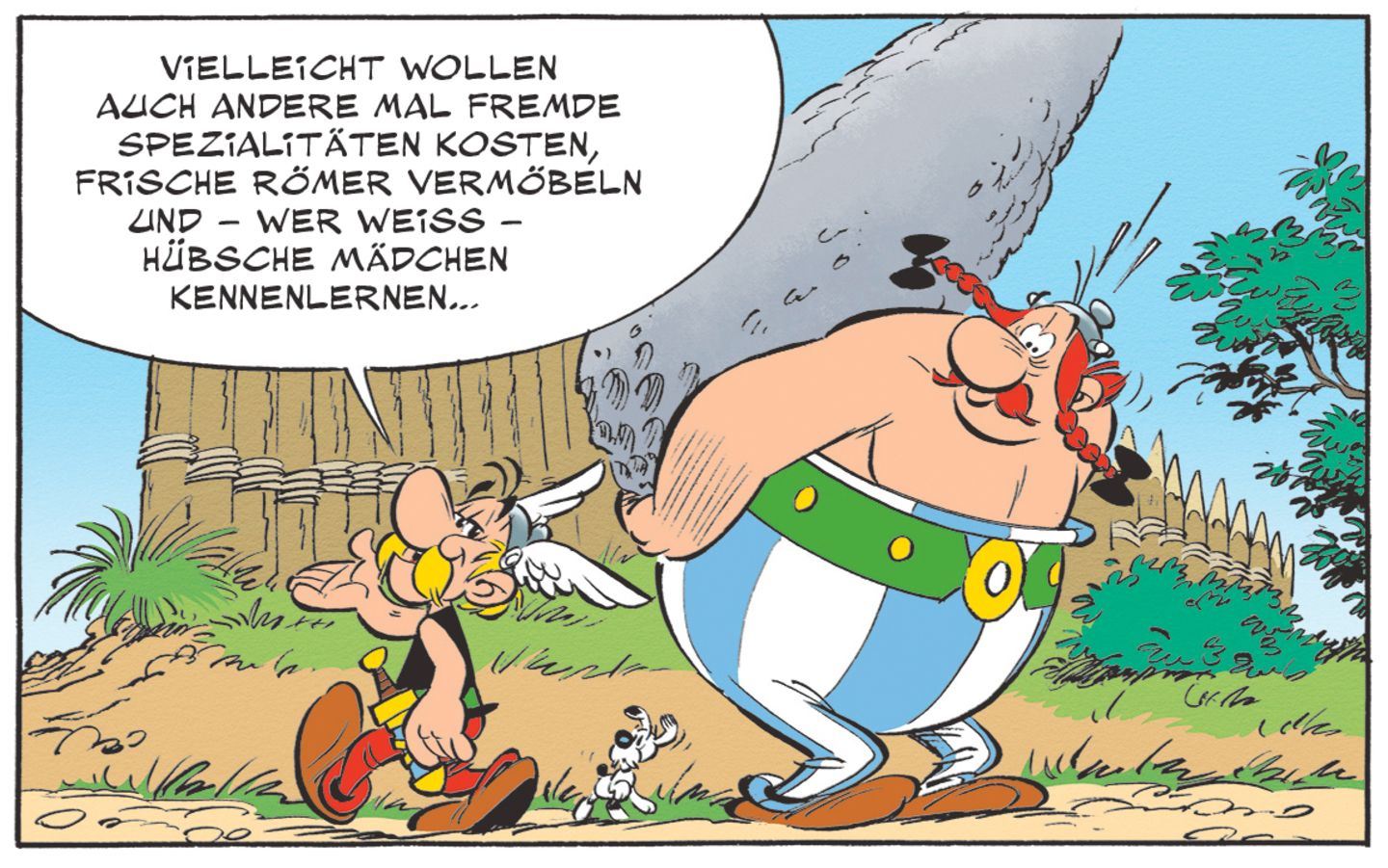 Neues Asterix-Abenteuer: frische Römer und Fleisch