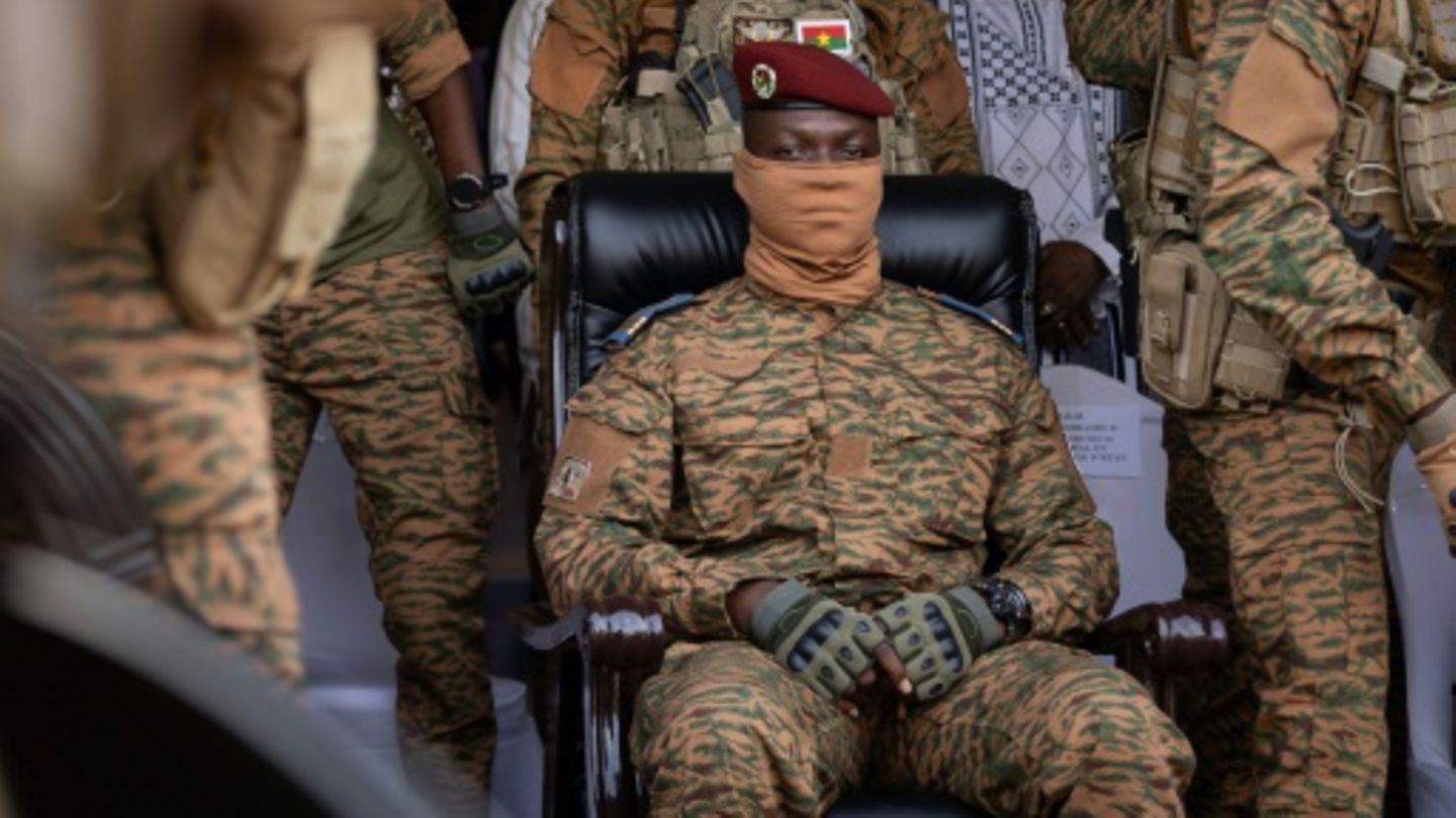 Militärmachthaber Traoré im Jahr 2022